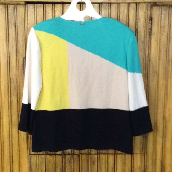 St. John color block Jacket - Picture 3 of 7